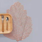 Blatt PVC Hitzebeständiges Platzset Getränkeuntersetzer, Größe: 37x47cm