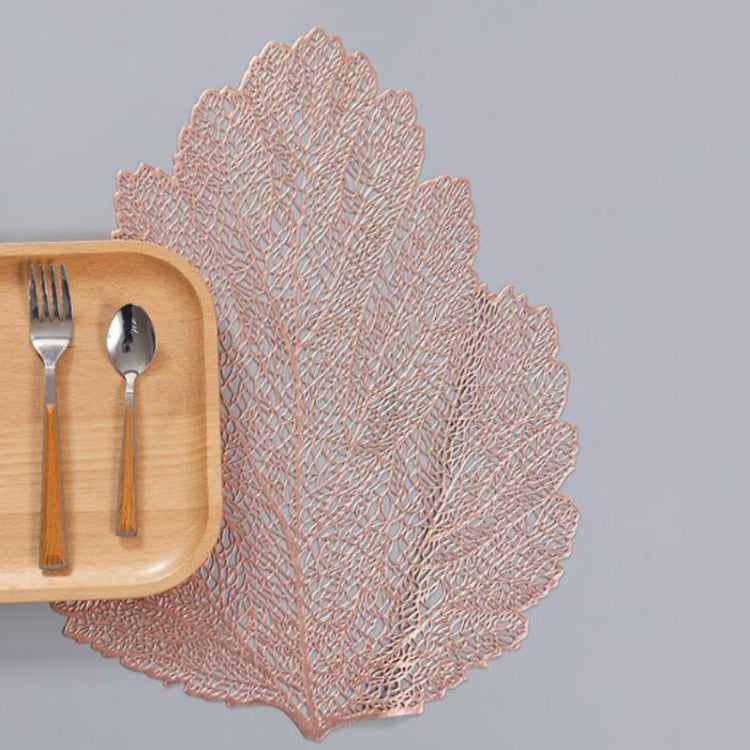 Blatt PVC Hitzebeständiges Platzset Getränkeuntersetzer, Größe: 37x47cm