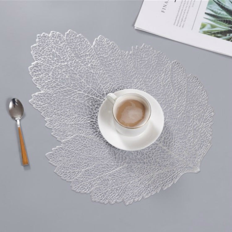 Blatt PVC Hitzebeständiges Platzset Getränkeuntersetzer, Größe: 37x47cm