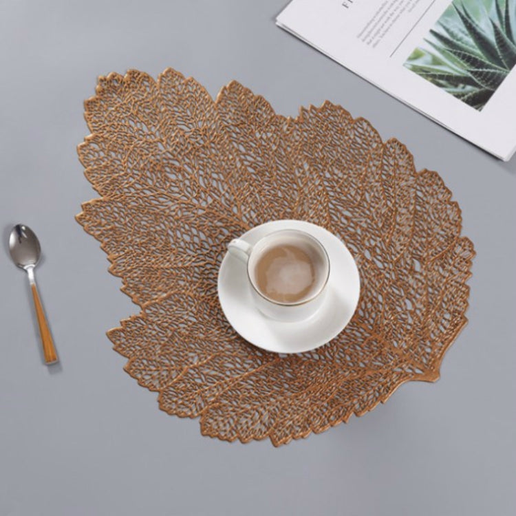 Blatt PVC Hitzebeständiges Platzset Getränkeuntersetzer, Größe: 37x47cm