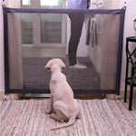 Tragbarer, faltbarer Hundezaun mit Sicherheitstür für Hunde und Katzen, 180 cm x 72 cm, 110 cm x 72 cm