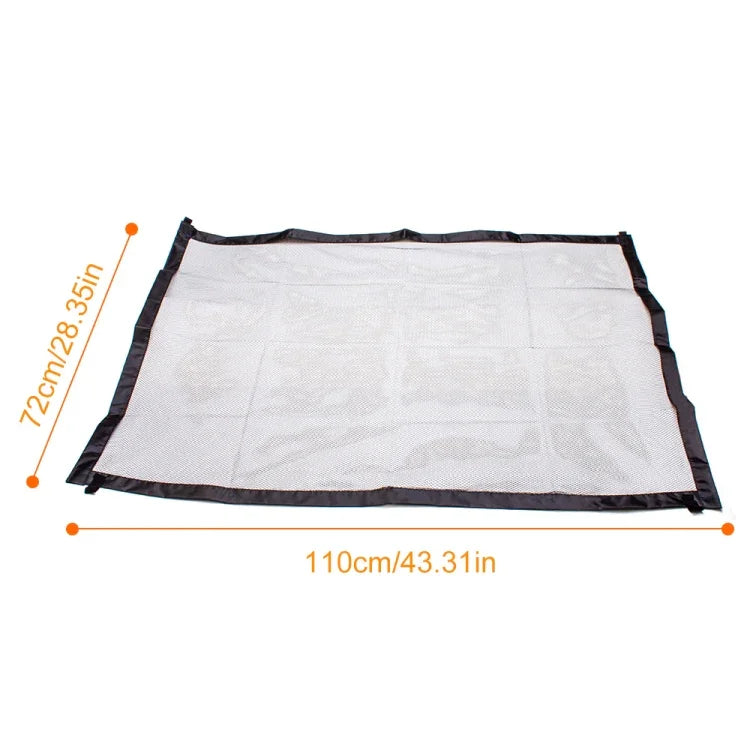 Tragbarer, faltbarer Hundezaun mit Sicherheitstür für Hunde und Katzen, 180 cm x 72 cm, 110 cm x 72 cm