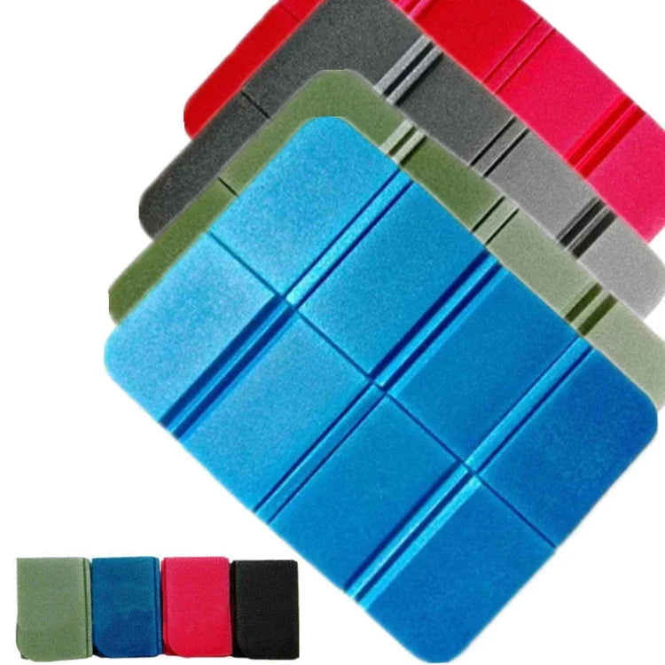 XPE Faltbare Campingmatte, faltbares, tragbares Kleinkissen, feuchtigkeitsbeständig, wasserdicht, schmutzabweisend, Picknickmatte, Strandmatte, 38,5x27,5cm Blau, 38,5x27,5cm Fruchtgrün, 38,5x27,5cm Orange