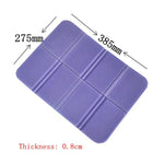 XPE Faltbare Campingmatte, faltbares, tragbares Kleinkissen, feuchtigkeitsbeständig, wasserdicht, schmutzabweisend, Picknickmatte, Strandmatte, 38,5x27,5cm Blau, 38,5x27,5cm Fruchtgrün, 38,5x27,5cm Orange