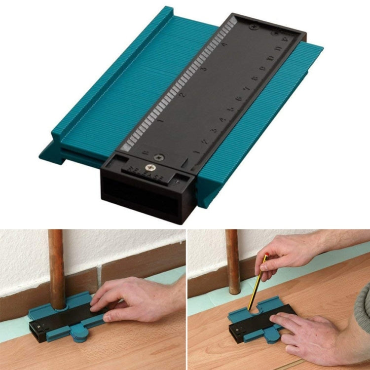 120 mm Kunststoff Universal Rohr Holzkanäle Profil Anreißwerkzeug Duplikator Zahnkontur Kopie Vakuumverpackung, 120 mm Anreißwerkzeug
