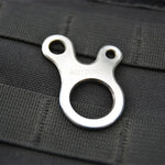 10 Stk. Campingzelt-Seilspanner Karabinerhaken Aufhänger Abspanner Windseilschnallen, Aluminiumschnalle (Blau), Aluminiumschnalle (Silber)