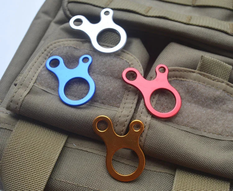 10 Stk. Campingzelt-Seilspanner Karabinerhaken Aufhänger Abspanner Windseilschnallen, Aluminiumschnalle (Blau), Aluminiumschnalle (Silber)