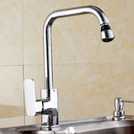 360 Grad drehbare Düse Wasserfilteradapter Wasserreiniger Sparendes Wasserhahn Zuhause Küchenzubehör, Wasserfilteradapter