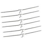 10x Zeltheringe Aluminium Zeltnägel Zeltheringe Bodennagel Camping Wandern Outdoor-Werkzeug aufblasbare Zelt-Zubehör