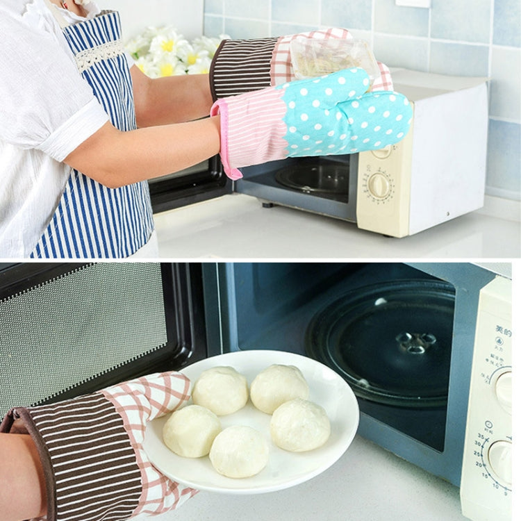 2 Stück hitzebeständige Handschuhe für Mikrowelle Verdickte Hochtemperaturbeständige Anti-Verbrühungs-Küchenbackhandschuhe, 2 Stück