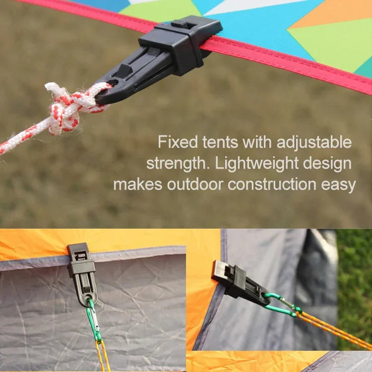 Zelte Windseilklemme Markisen Outdoor Camping Kunststoffclip Zeltzubehör