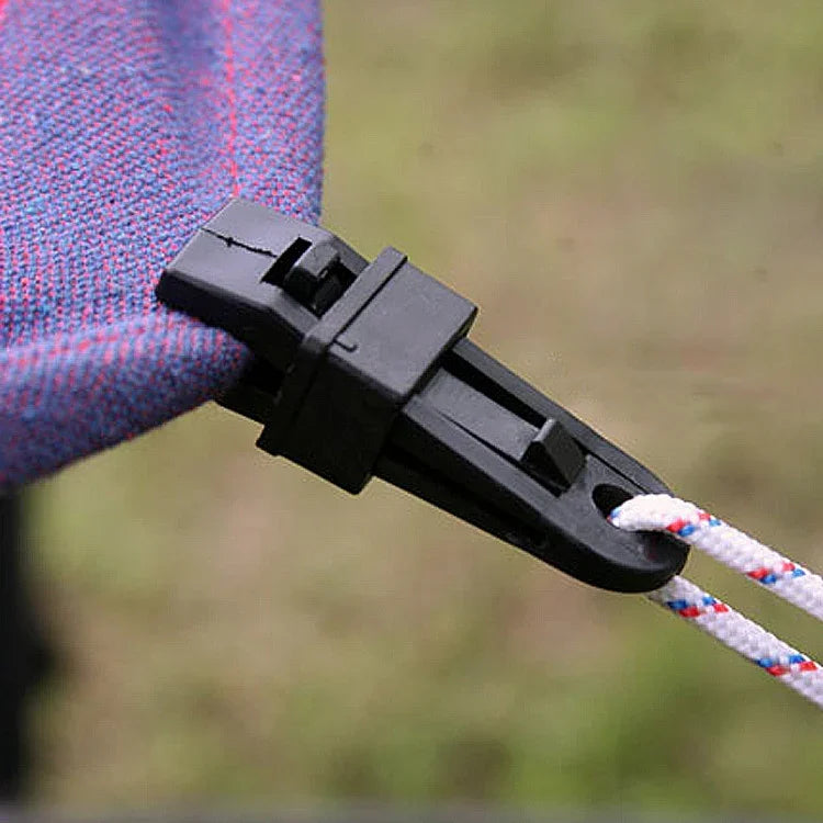 Zelte Windseilklemme Markisen Outdoor Camping Kunststoffclip Zeltzubehör