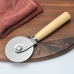Edelstahl-Pizza-Kochfeld, Pizzaroller-Messer und Tortenmesser, Pizzaschneider 2