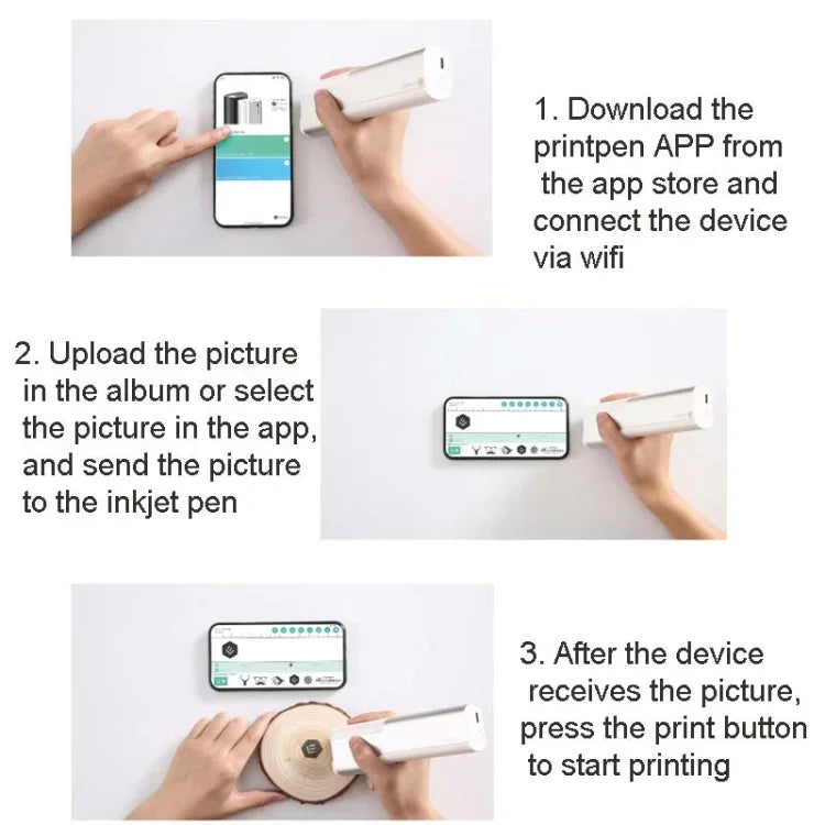 EVEBOT Tragbarer DIY-Tattoo-Drucker mit Tintenstrahlstift