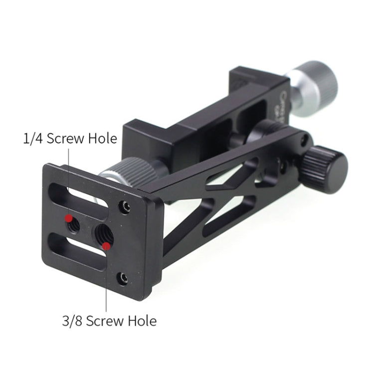 CP-3 Drehbare Vollmetall Stativbefestigungsklammer Handy Live Halterung für 4,5-7,3 Zoll Telefone