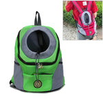 Outdoor-Hundetragetasche, Vordertasche, doppelter Schultergurt, tragbarer Reiserucksack, Netzrucksack, Kopfteil, S, L