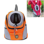 Outdoor-Hundetragetasche, Vordertasche, doppelter Schultergurt, tragbarer Reiserucksack, Netzrucksack, Kopfteil, S, L