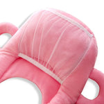Säugling Baby Flaschenhalter Freihand Flaschenhalter Baumwolle Baby Milchflaschen Fütterung Lern-Stillkissen, Blau, Rosa, Lila, Lila Blume