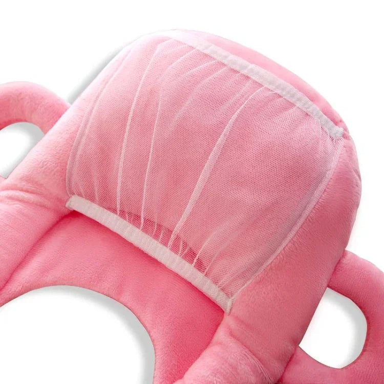 Säugling Baby Flaschenhalter Freihand Flaschenhalter Baumwolle Baby Milchflaschen Fütterung Lern-Stillkissen, Blau, Rosa, Lila, Lila Blume