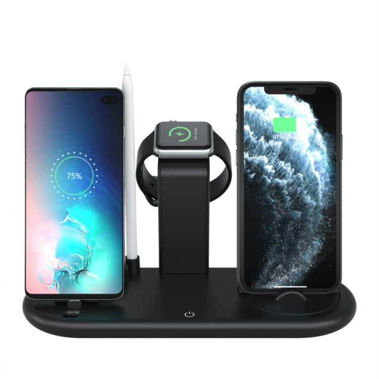 HQ-UD20 Handy-Uhr Multi-Funktions-Ladestation Kabelloses Ladegerät für Telefone & Apple Watch & Airpods, HQ-UD20