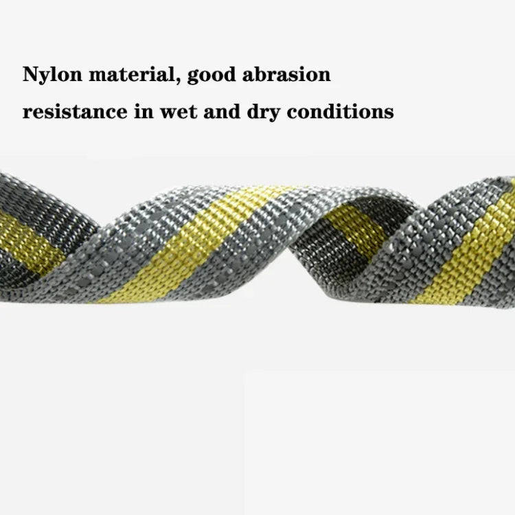Hunde-Spazierseil für den Außenbereich, reflektierend, elastisch, dehnbar, aus Nylon, gelb, grün