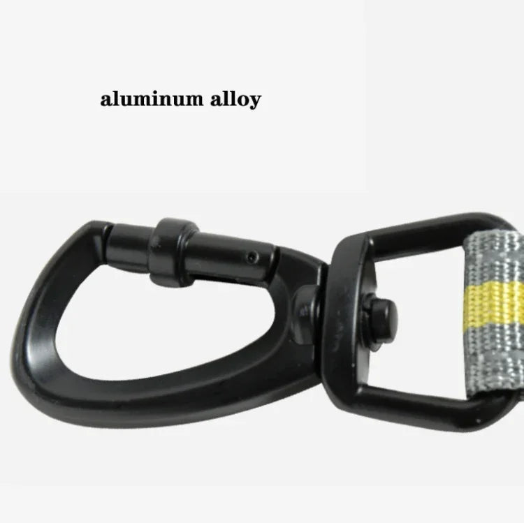 Hunde-Spazierseil für den Außenbereich, reflektierend, elastisch, dehnbar, aus Nylon, gelb, grün