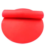 12 Zoll Mikrowellenmatte aus lebensmittelechtem Silikon, runde Silikon-Tischunterlage, rutschfeste Isolierunterlage, Schwarz, Rot, Blau, Grün, Lila, Grau