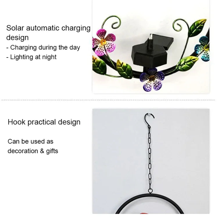 Eulenform Solar Rasenleuchte Garten LED Hängeleuchte