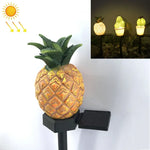 Solar-Outdoor-Simulations-Topfpflanzen-Landschaftslampe LED-Hof-Rasenleuchte, dreiköpfiger Kaktus, einköpfiger Kaktus, Ananas