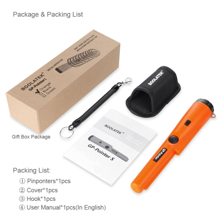 Metall- und Goldsucher Pointer Pinpointing Zufällige Paketlieferung, Goint S Schwarz, Goint S Grün, Goint S Orange