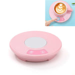 Schnelle Kühl- und Heizunterlage, USB-Mini-Tragbarer Auto-Heiz- und Kühlbecher, Pink, Grün