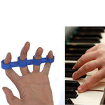 Gitarren-Fingerdehnungsgerät, Fingerkrafttrainer, Klavier-Spanning-Übungs-Fingerschutzhülle, Mittel, Groß
