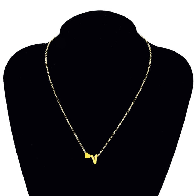 Modische winzige zarte Herz-Anfangsbuchstaben-Halskette Personalisierte Buchstaben-Halskette Namensschmuck für Frauen Accessoires Freundin Geschenk, S