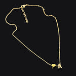 Modische winzige zarte Herz-Anfangsbuchstaben-Halskette Personalisierte Buchstaben-Halskette Namensschmuck für Frauen Accessoires Freundin Geschenk, S
