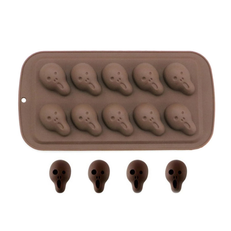 Halloween Cartoon Backset Schokoladenform, Totenkopfform, Kürbiskopfform, Fledermausform