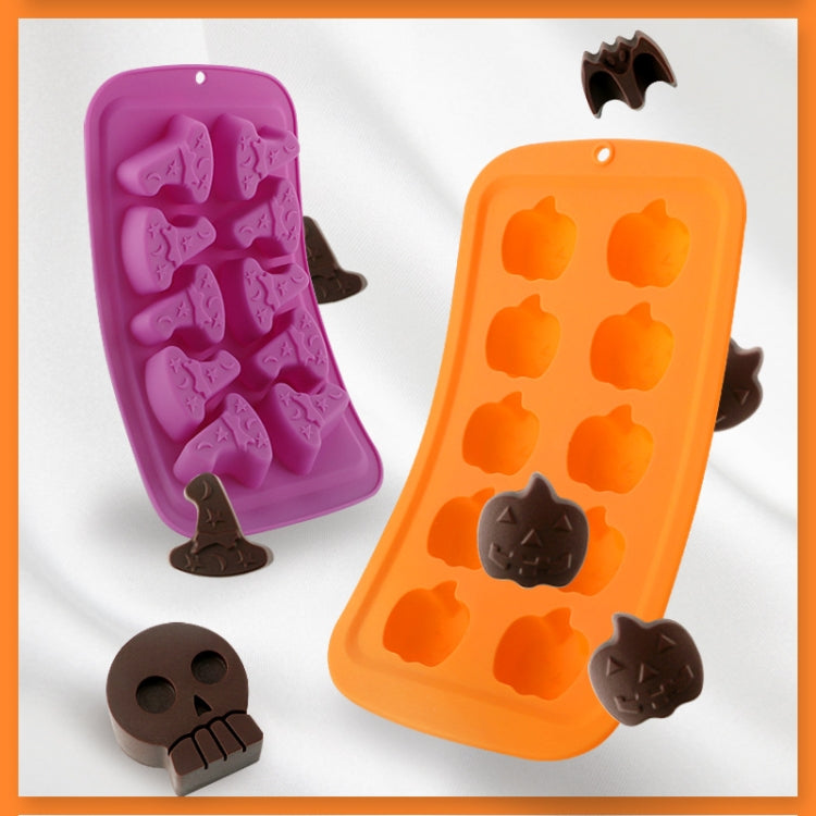Halloween Cartoon Backset Schokoladenform, Totenkopfform, Kürbiskopfform, Fledermausform