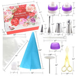 88 in 1 Spritztüllen Set Tortenbacken Schmuckset, 88 Teile/Set