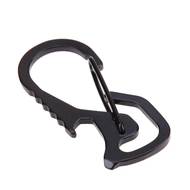 Outdoor-Werkzeuge Karabiner Sechskantschlüssel Flaschenöffner Schlüsselanhänger Kletterzubehör