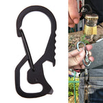 Outdoor-Werkzeuge Karabiner Sechskantschlüssel Flaschenöffner Schlüsselanhänger Kletterzubehör