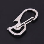 Outdoor-Werkzeuge Karabiner Sechskantschlüssel Flaschenöffner Schlüsselanhänger Kletterzubehör