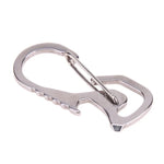 Outdoor-Werkzeuge Karabiner Sechskantschlüssel Flaschenöffner Schlüsselanhänger Kletterzubehör