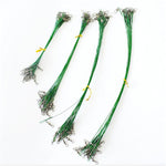 20 PCS Luya Front Wire With Pin Wire Anti-bite Wire, 20CM, 25CM, 30CM, 15CM