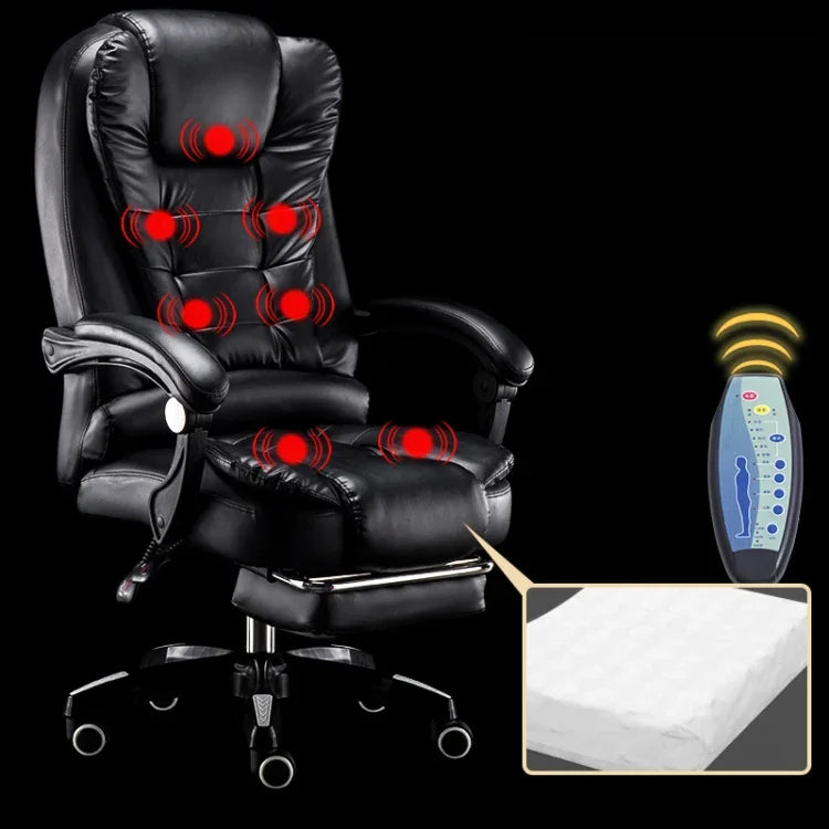 Moderner minimalistischer Lift-Drehstuhl, Lazy Seat Gaming-Massagesessel, Bürostuhl mit Stahlfüßen