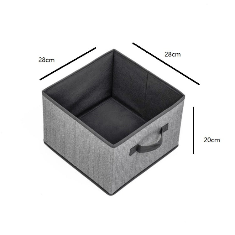 Non-woven Drawer Storage Box Square Uncovered Clothing Debris Sorting Box, 16L, 23L, 29L