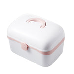 Multifunktionale staubdichte Schmuck-Kosmetik-Kunststoffbox, tragbare Haushalts-Medizinbox, S 24x16,5x14cm, L 27,5x19x18cm
