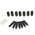 16 in 1 Edelstahl Kupfer Aluminium Streifen Eisen Leder Kunststoff Handlochzange Lochmaschine Set, 16 in 1