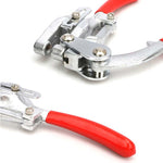 16 in 1 Edelstahl Kupfer Aluminium Streifen Eisen Leder Kunststoff Handlochzange Lochmaschine Set, 16 in 1