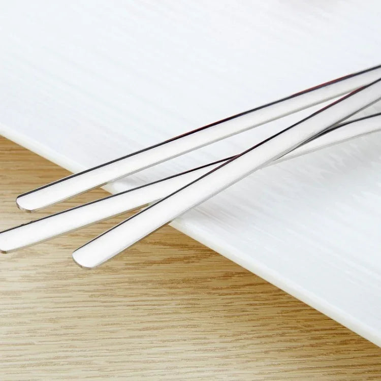 Edelstahl-Kaffeerührlöffel mit langem Griff, Eislöffel