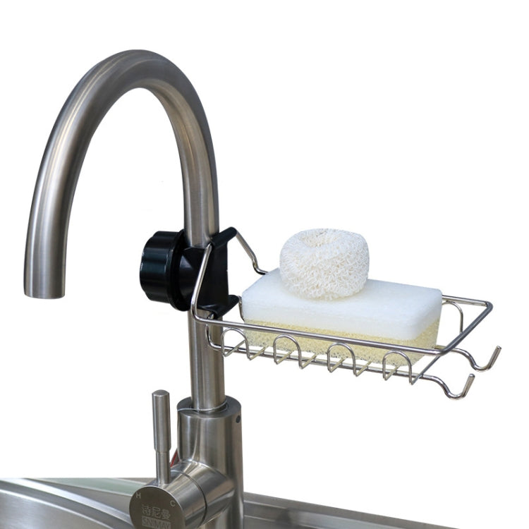 Wasserhahnregal Edelstahl Lochblech Freie Küchenspüle Aufbewahrungsregal Lappen Schwamm Abtropfgestell, Typ A, Typ B, Typ C