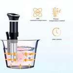 Niedertemperatur-Sous-Vide-Gerät mit Vakuum-Steak-Maschine, aufgetaut, UK-Stecker, US-Stecker, EU-Stecker